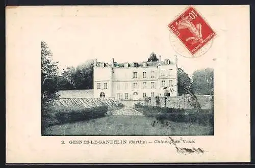 AK Gesnes-le-Gandelin, Château de Vaux