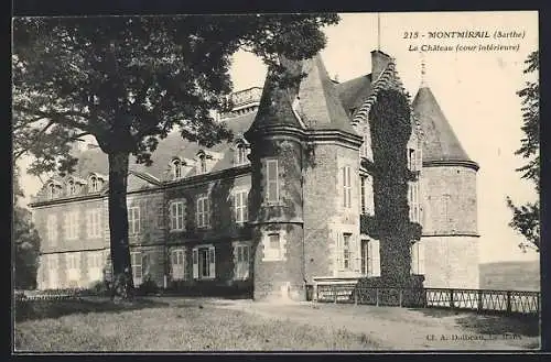 AK Montmirail, Le Château (cour intérieure)