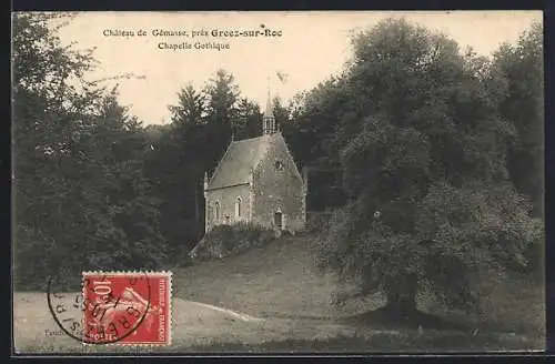 AK Greez-sur-Roc, Chapelle gothique du Château de Gémasse