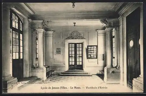 AK Le Mans, Lycée de Jeunes Filles, Vestibule d`Entrée