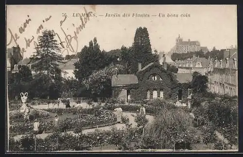 AK Le Mans, Jardin des Plantes, un beau coin