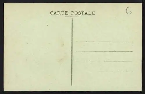 AK Mamers, Vue générale de la ville depuis une colline