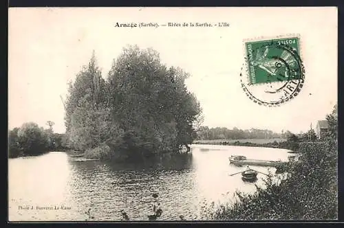 AK Arnage, Rives de la Sarthe, L`Île