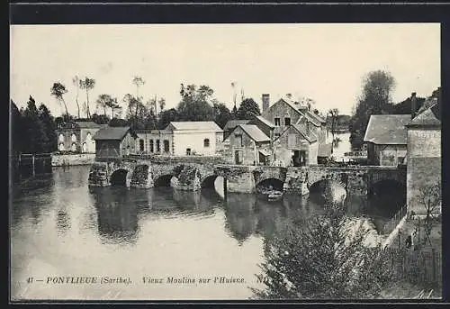 AK Pontlieue, Vieux Moulins sur l`Huisne