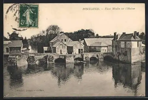 AK Pontlieue, Vieux Moulin sur l`Huisne