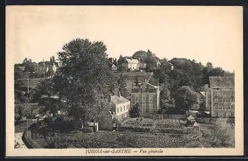 AK Juigné-sur-Sarthe, Vue générale du village et des environs verdoyants