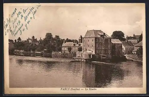 AK Parcé, Le Moulin sur la Sarthe