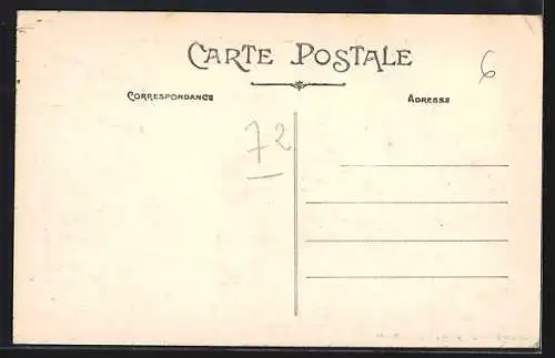 AK Sablé-sur-Sarthe, La Ville, vue de l`Église Notre-Dame