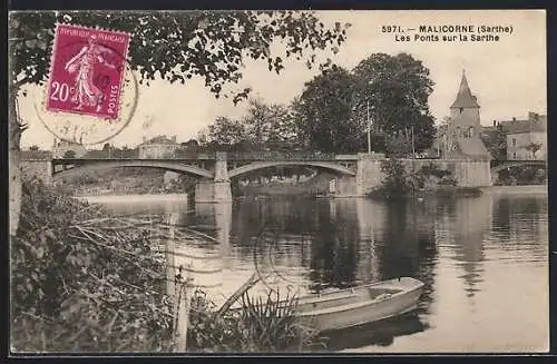 AK Malicorne, Les Ponts sur la Sarthe