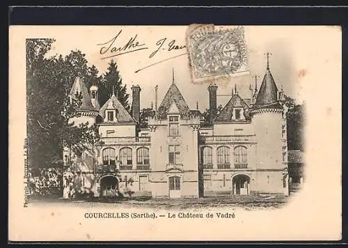 AK Courcelles, Le Château de Vadré