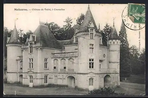 AK Malicorne, Château de Vadré à Courcelles