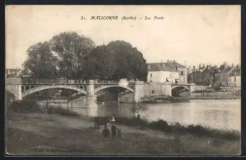 AK Malicorne, Les Ponts sur la Sarthe