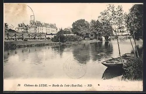 AK Le Lude, Château du Lude et bords du Loir (Sud-Est)