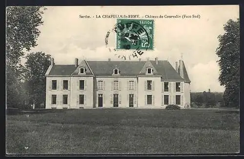 AK La Chapelle-St-Rémy, Château de Courvalin (Face Sud)