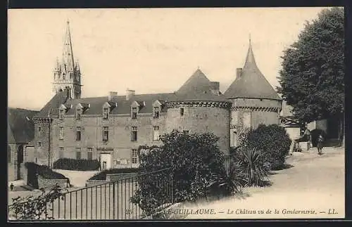 AK Sillé-le-Guillaume, Le Château vu de la Gendarmerie