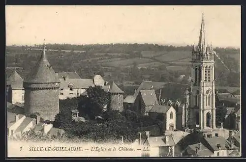 AK Sillé-le-Guillaume, L`Église et le Château