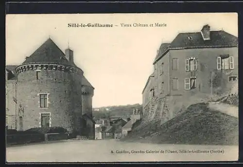 AK Sillé-le-Guillaume, Vieux Château et Mairie