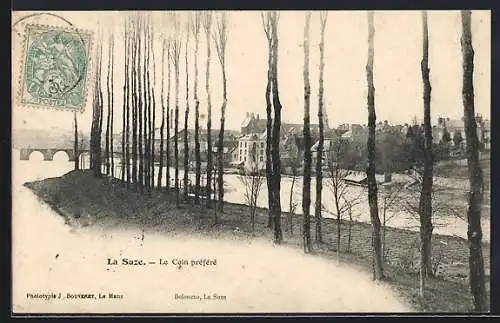 AK La Suze, Le Coin préféré avec vue sur la rivière et le pont