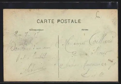 AK La Suze, Vue partielle et vieux château dit de Barbe Bleue