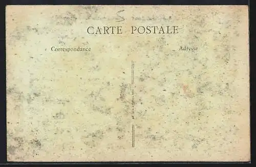 AK Saint-Calais, Vue générale du village et de l`église au centre