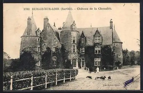 AK Ruillé-sur-Loir, Château de la Chenuère