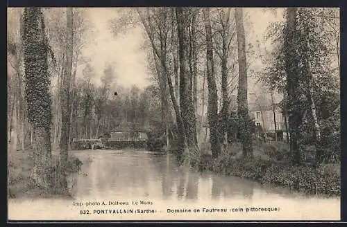 AK Pontvallain, Domaine de Fautreau (coin pittoresque)