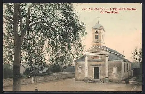 AK Le Mans, L`Église St-Martin de Pontlieue