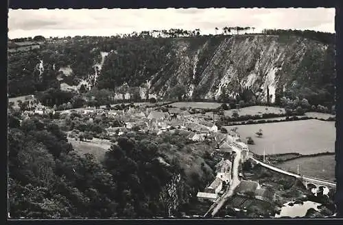 AK Saint-Léonard-des-Bois, Entrée du bourg par la route de Fresnay-sur-Sarthe