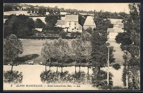 AK Saint-Léonard-des-Bois, Vue des Alpes Mancelles et de la campagne environnante