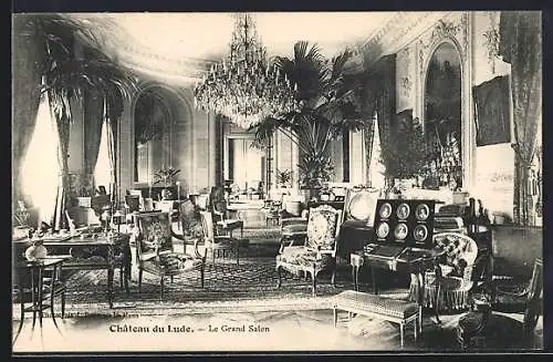 AK Le Lude, Le Grand Salon du Château du Lude