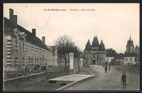 AK La Ferté-Bernard, Hospices, Porte de Ville