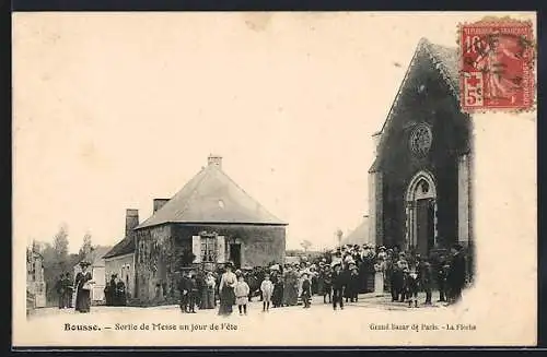 AK Bousse, Sortie de Messe un jour de Fête