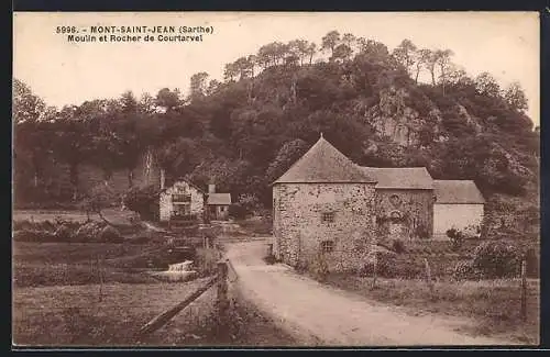 AK Mont-Saint-Jean, Moulin et Rocher de Courtarvel