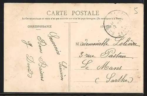 AK Sablé-sur-Sarthe, Entrée de la Ville, Route de Juigné