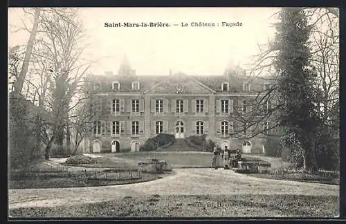 AK Saint-Mars-la-Brière, Le Château : Facade