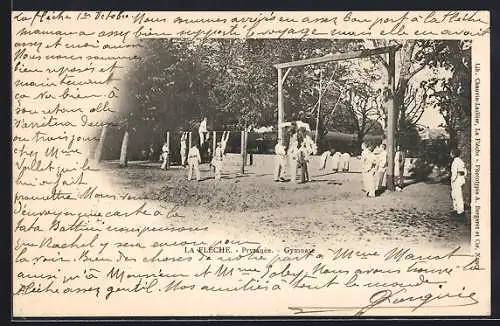 AK La Flèche, Pupilles au gymnase en plein air