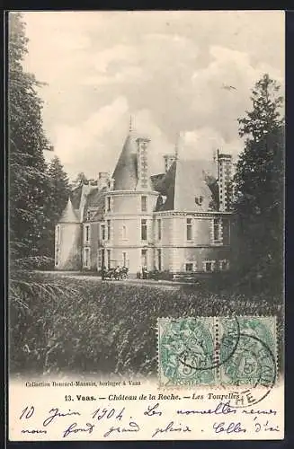 AK Vaas, Château de la Roche, Les Tourelles