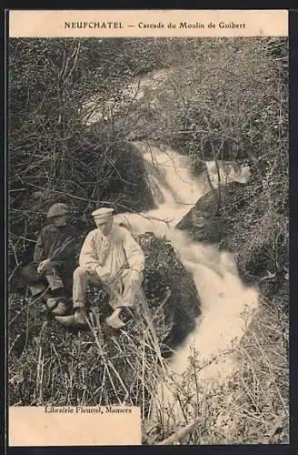 AK Neufchatel, Cascade du Moulin de Guibert