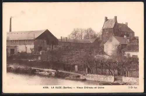 AK La Suze, Vieux Château et Usine