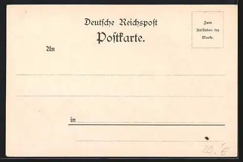 Lithographie Erfurt, Bouquet- und Kranz-Binderei von J. C. Schmidt