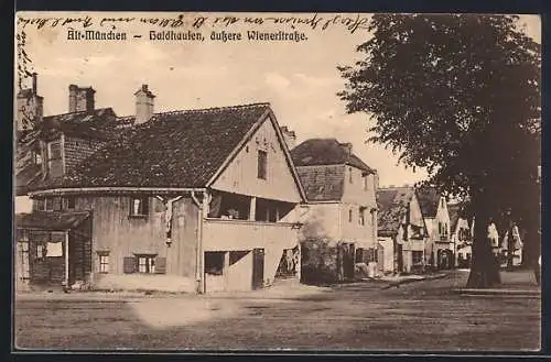 AK München-Haidhausen, Häuser in der Äusseren Wienerstrasse