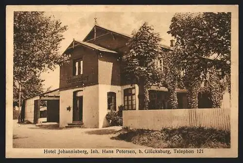 AK Glücksburg, Hotel Johannisberg, Inh. Hans Petersen