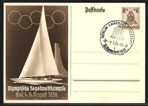 AK Kiel, Olympische Segelwettkämpfe, August 1936 15+10