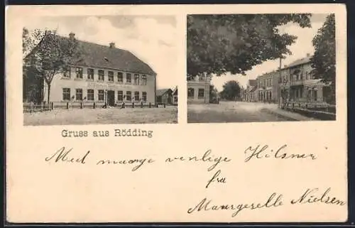 AK Rödding, Gasthaus von P. J. Petersen