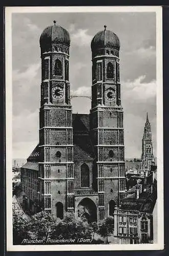 AK München, Frauenkirche, Frontalansicht