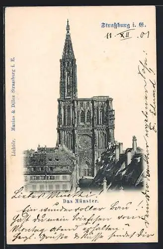 AK Strassburg i. E., Das Münster