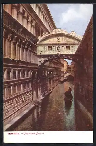 AK Venedig /Venezia, Ponte dei Sospiri