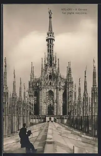 AK Milano, Il Duomo-La guglia maggiore