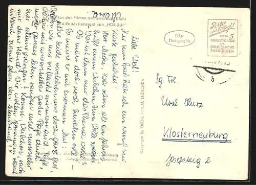 AK Alte Liebe rostet nicht! Mecki hilft seiner Frau