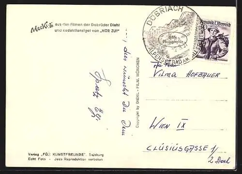 AK Süsses Nichtstun!, Mecki und Mäuschen halten ein Nickerchen